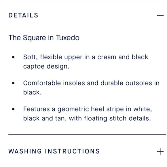 NWOB Rothy's The Square Flat in Tuxedo - Picture 14 of 14